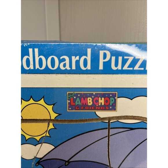 Vintage Playskool Wooden Puzzle Lamb Chop 1994 Shari Lewis Sunny NOS - Picture 12 of 16